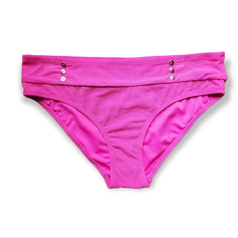 Time and Tru Women's Mid Rise Swim Bottom